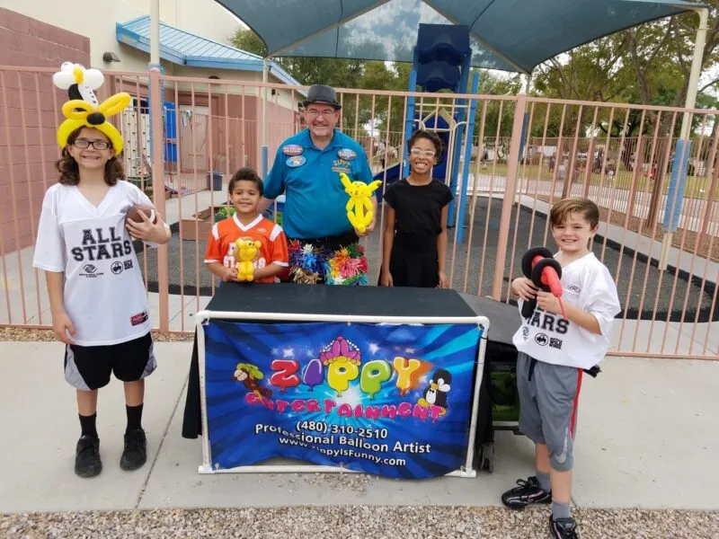 Zippy Balloon Sculptures for our special guests.