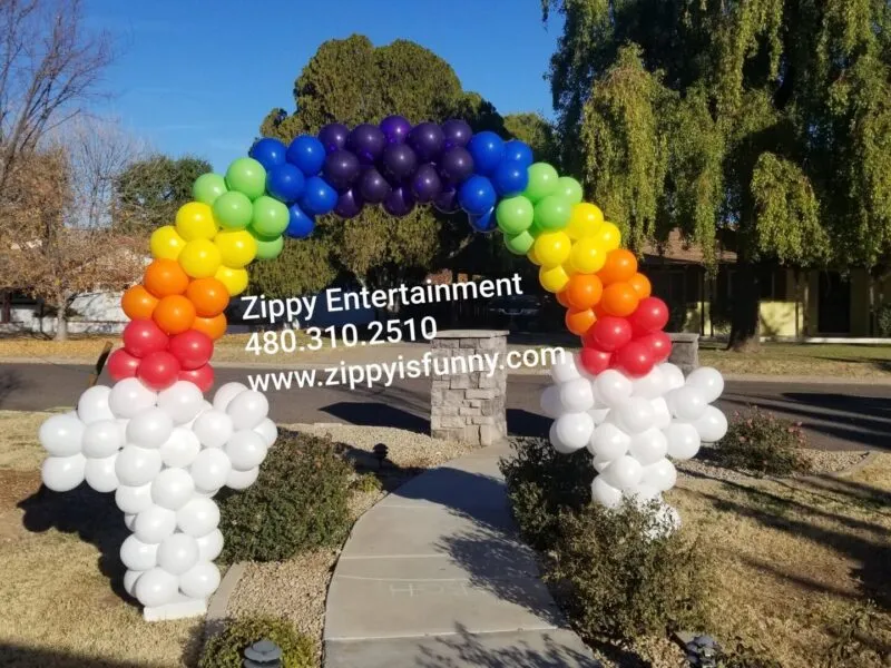 Rainbow Arch with Contact Info