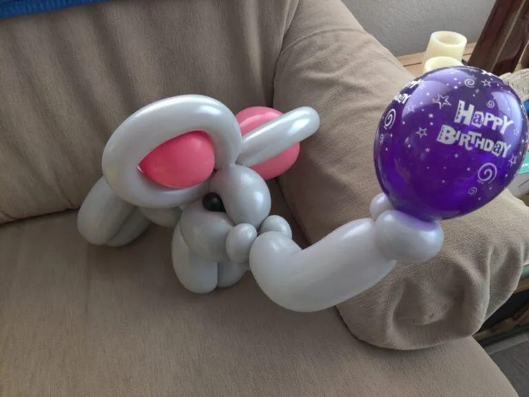 Elephant-Balloon-Animal-Design-Gray-Pink-Purple-Happy-Birthday