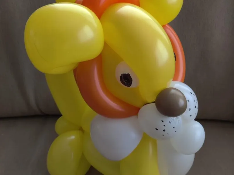 Lion-Balloon-Animal-Design-Yellow-Orange